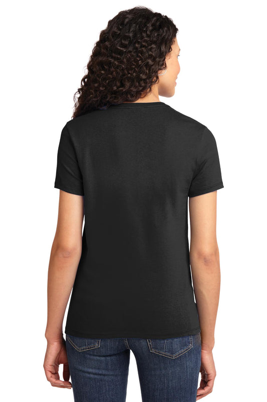 Port & Company Women's Essential Tee. LPC61 Jet Black