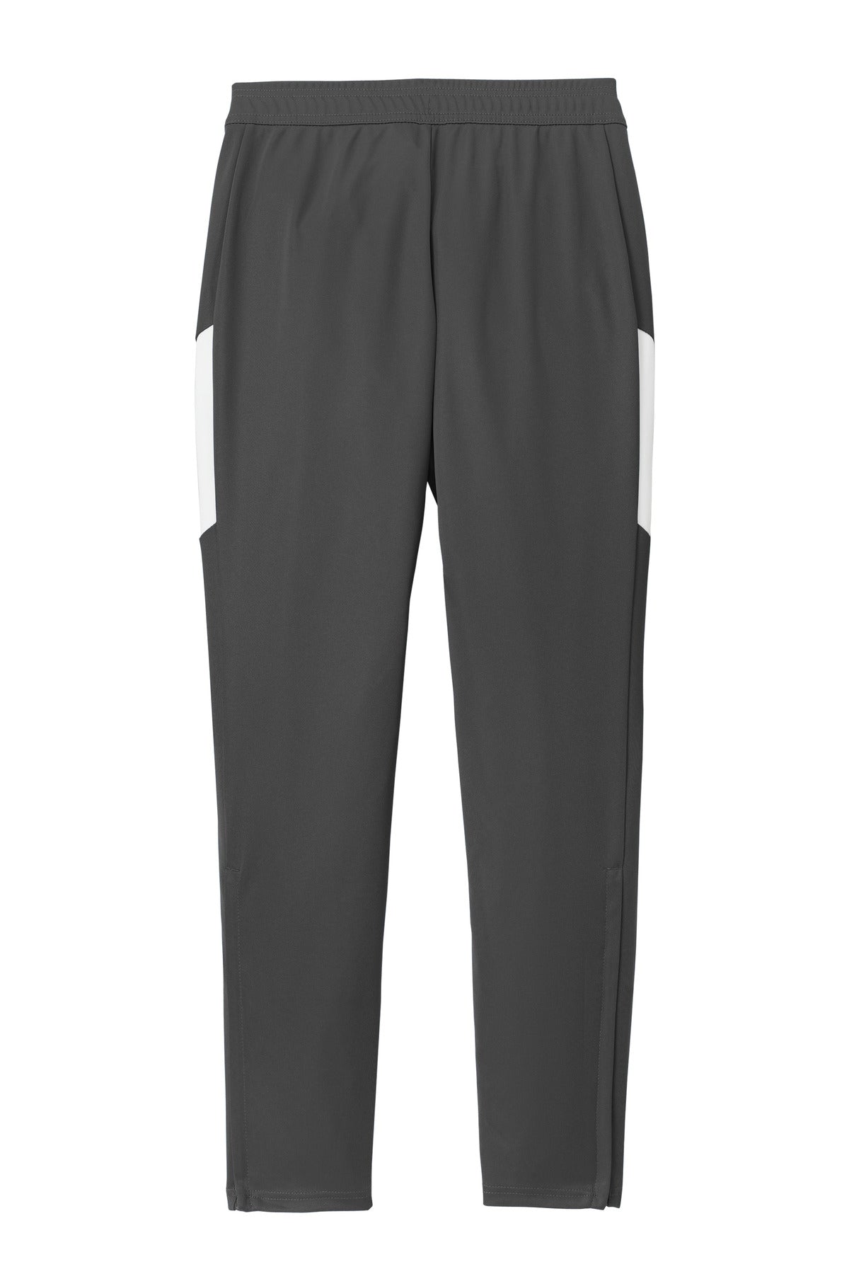 Sport-Tek Women's Travel Pant LPST800 Iron Grey/ White