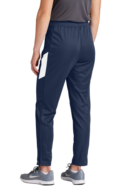 Sport-Tek Women's Travel Pant LPST800 True Navy/ White