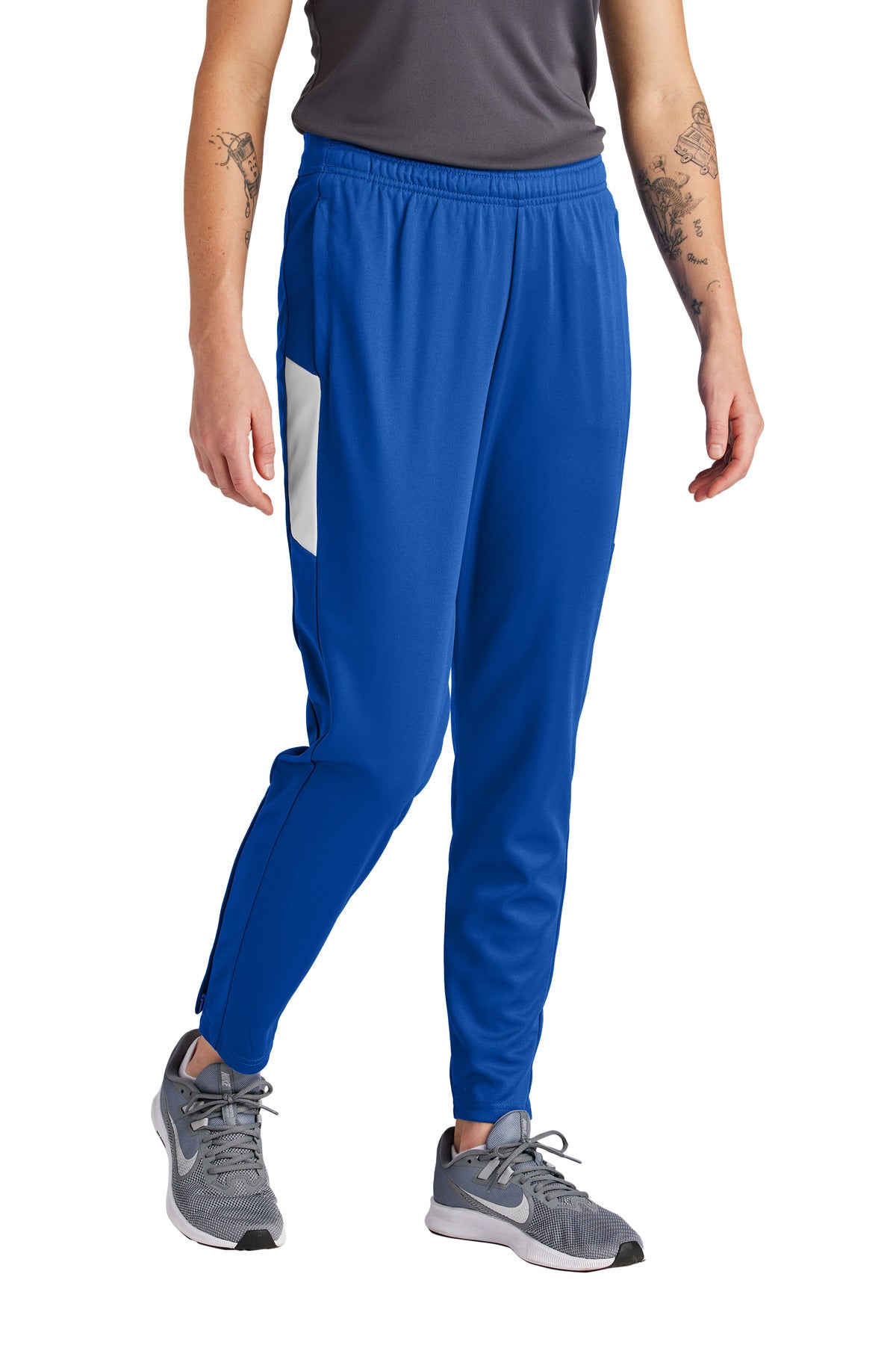 Sport-Tek Women's Travel Pant LPST800 True Royal/ White