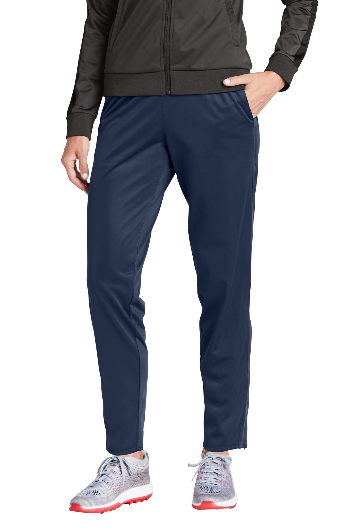 Sport-Tek Women's Tricot Track Jogger LPST95 True Navy