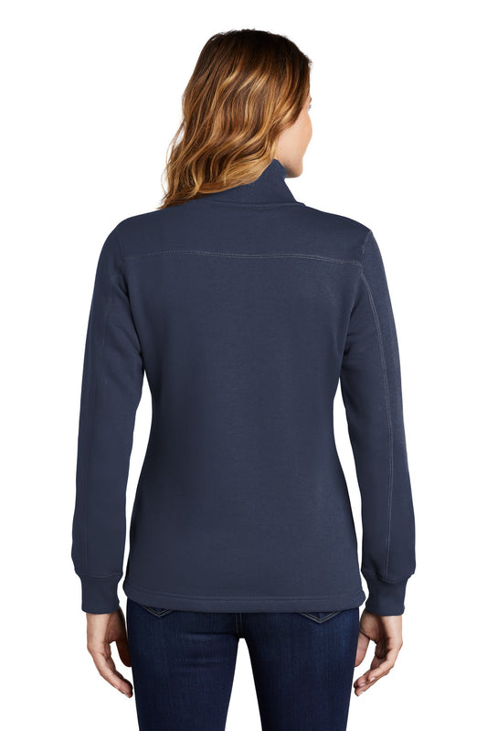 Sport-Tek Women's 1/4-Zip Sweatshirt. LST253 True Navy