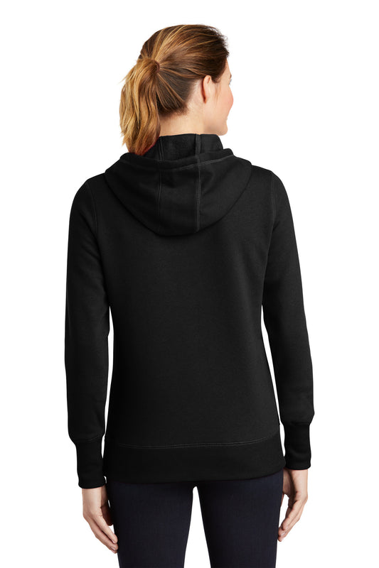 Sport-Tek Women's Pullover Hooded Sweatshirt. LST254 Black