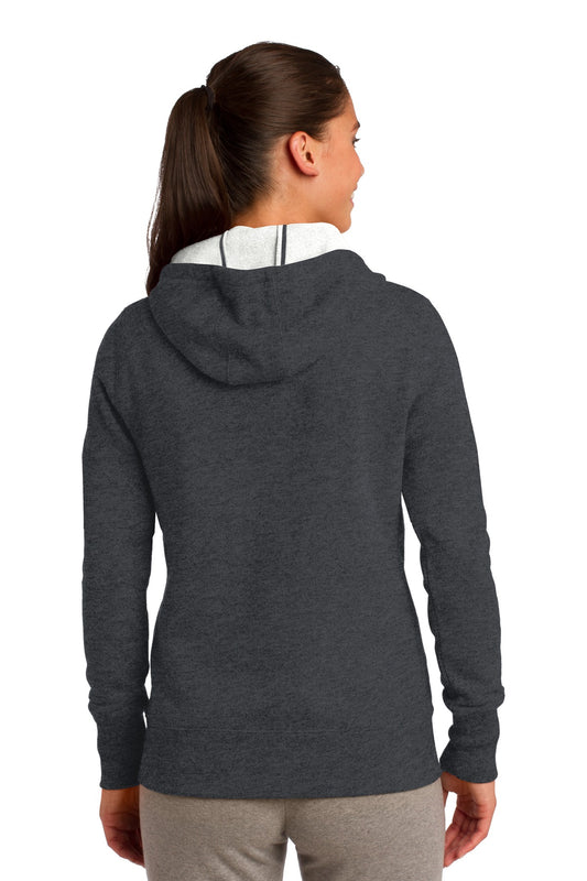 Sport-Tek Women's Pullover Hooded Sweatshirt. LST254 Graphite Heather