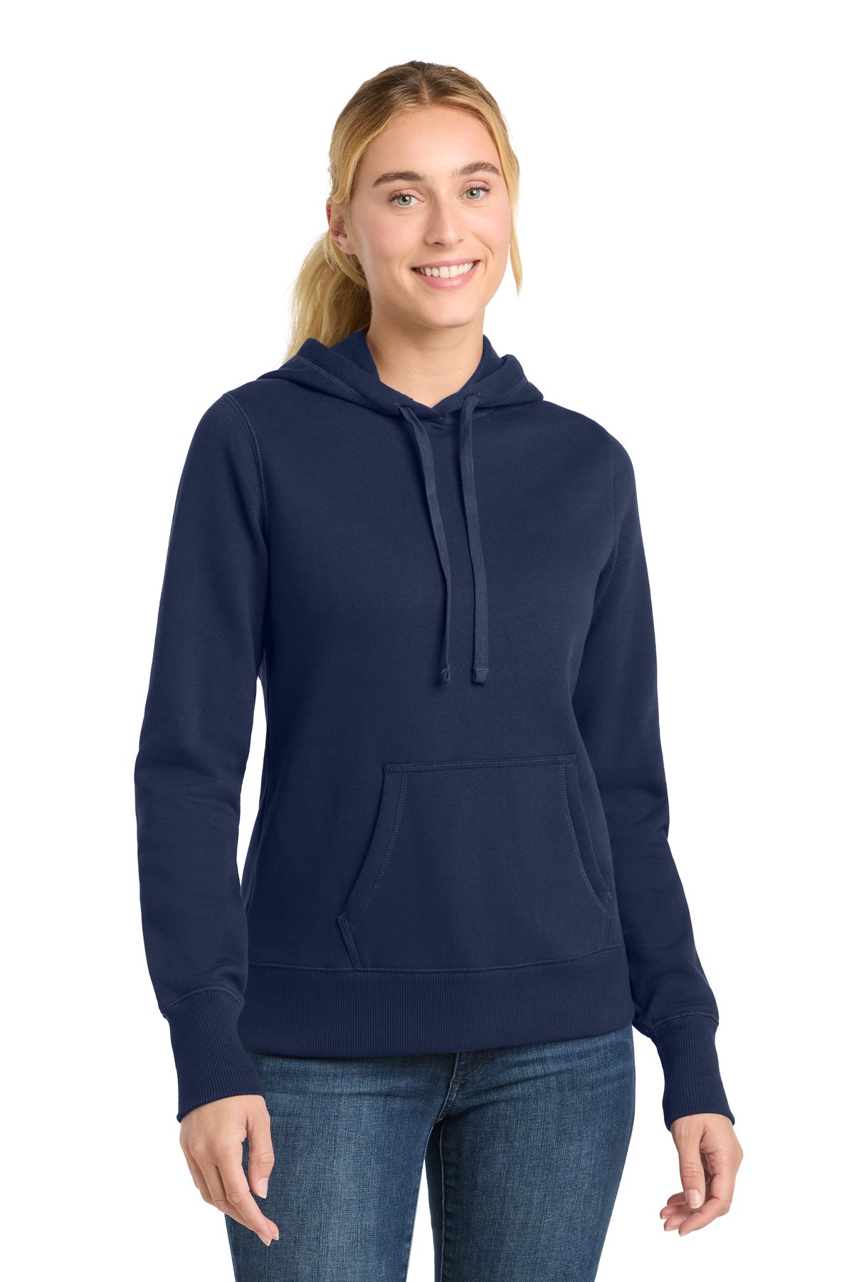 Sport-Tek Women's Pullover Hooded Sweatshirt LST254 True Navy
