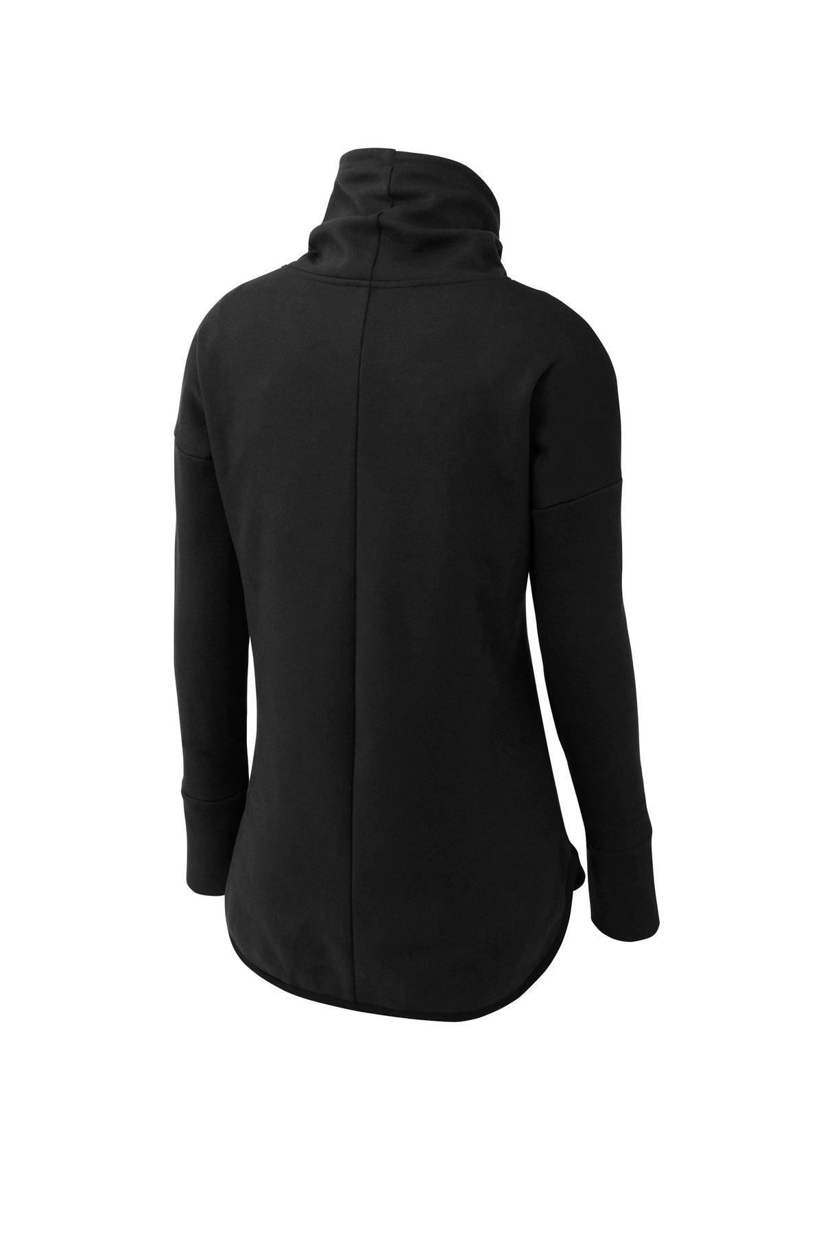 Sport-Tek Women's Triumph Cowl Neck Pullover LST280 Black