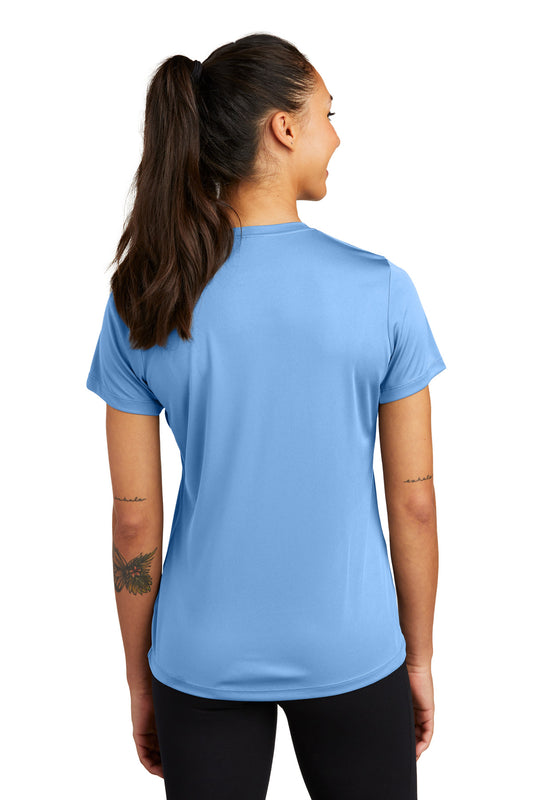 Sport-Tek Women's PosiCharge Competitor Tee. LST350 Carolina Blue