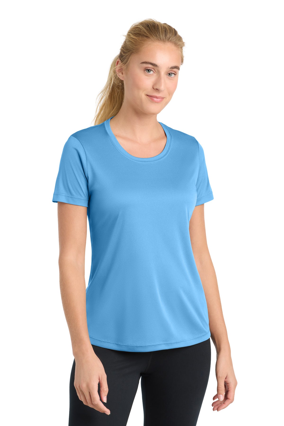 Sport-Tek Women's PosiCharge Competitor Tee LST350 Carolina Blue