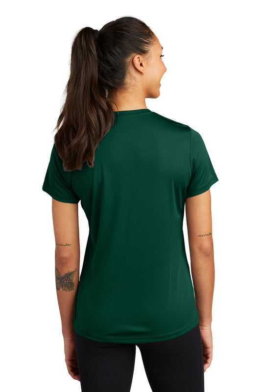 Sport-Tek Women's PosiCharge Competitor Tee. LST350 Forest Green