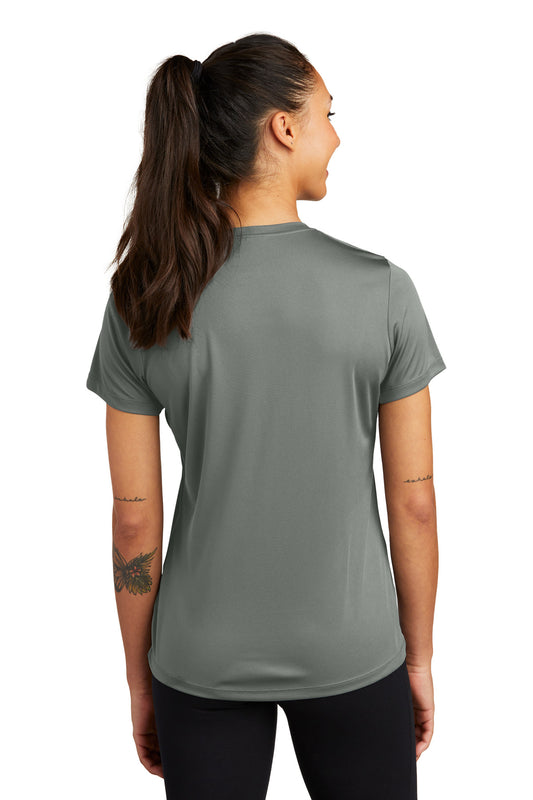 Sport-Tek Women's PosiCharge Competitor Tee. LST350 Grey Concrete