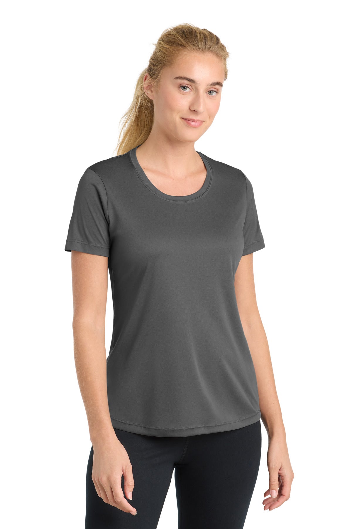 Sport-Tek Women's PosiCharge Competitor Tee LST350 Iron Grey