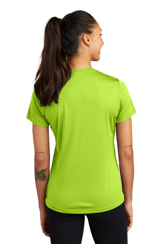 Sport-Tek Women's PosiCharge Competitor Tee. LST350 Lime Shock