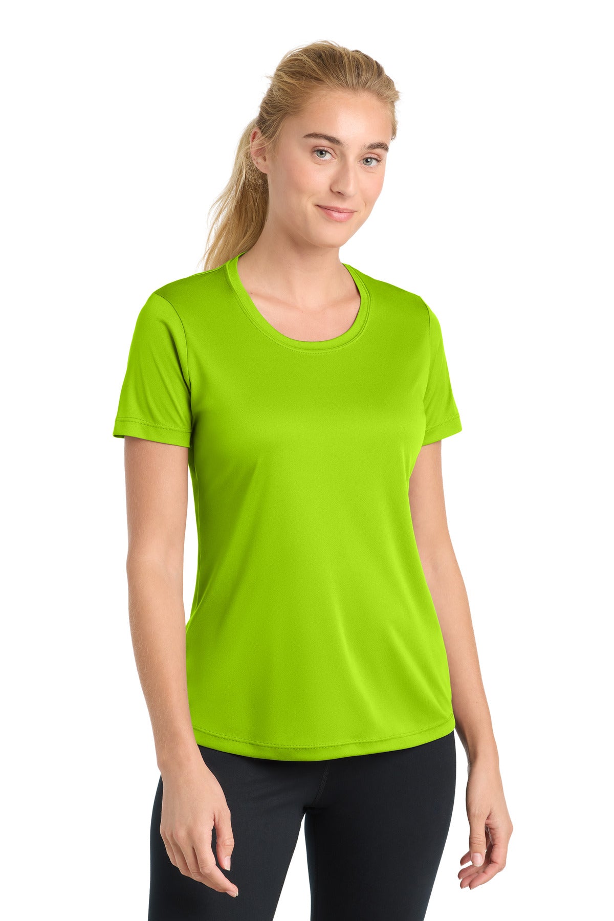 Sport-Tek Women's PosiCharge Competitor Tee LST350 Lime Shock