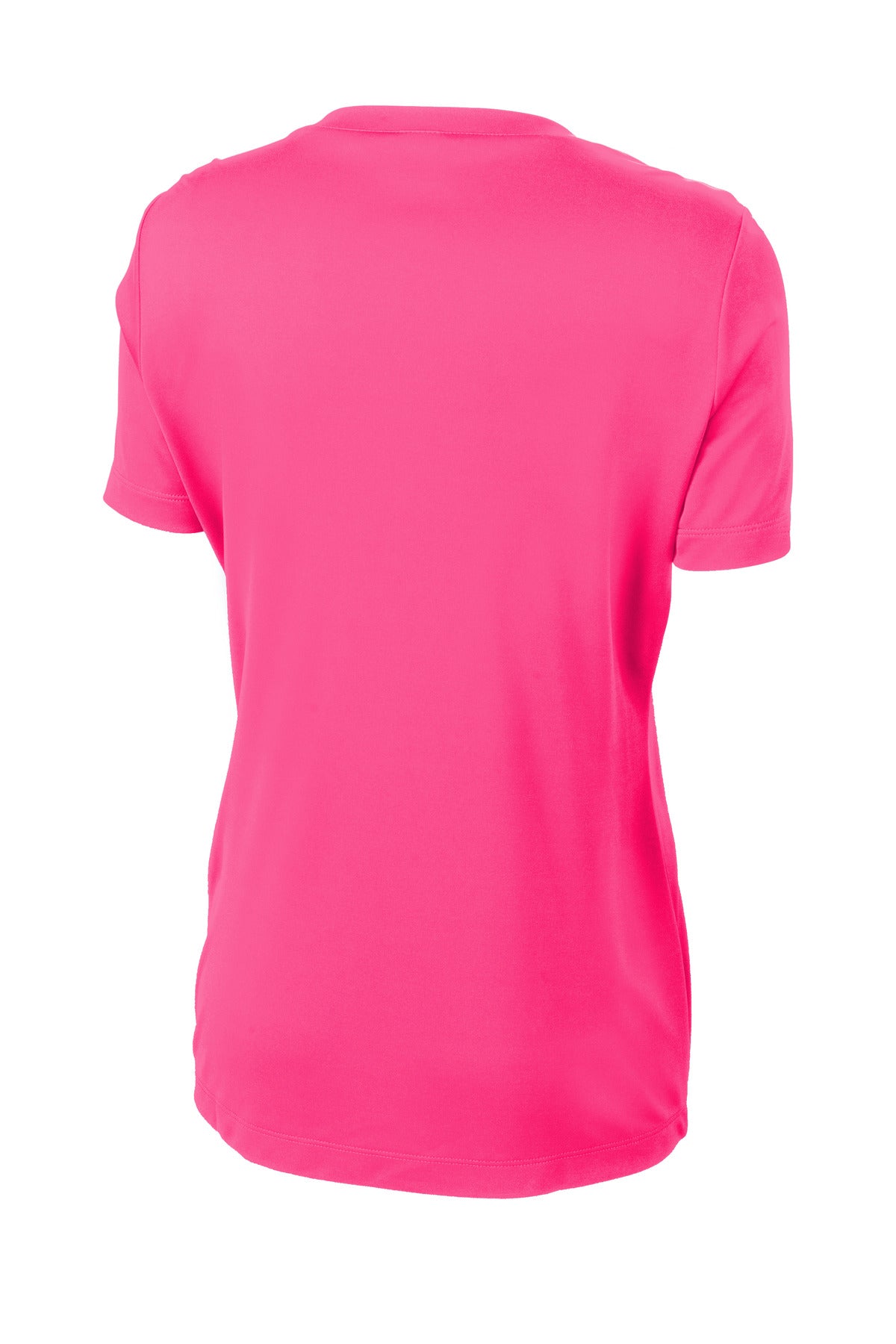 Sport-Tek Women's PosiCharge Competitor Tee. LST350 Neon Pink