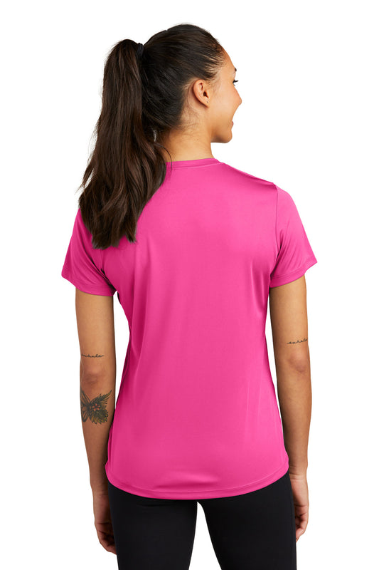 Sport-Tek Women's PosiCharge Competitor Tee. LST350 Neon Pink