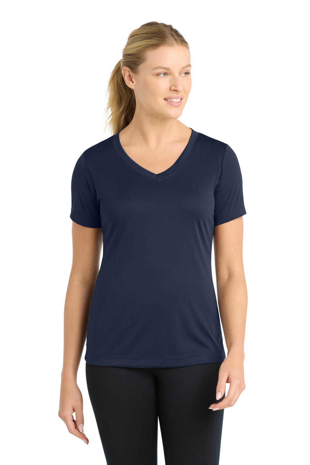 Sport-Tek Women's PosiCharge Competitor V-Neck Tee LST353 True Navy