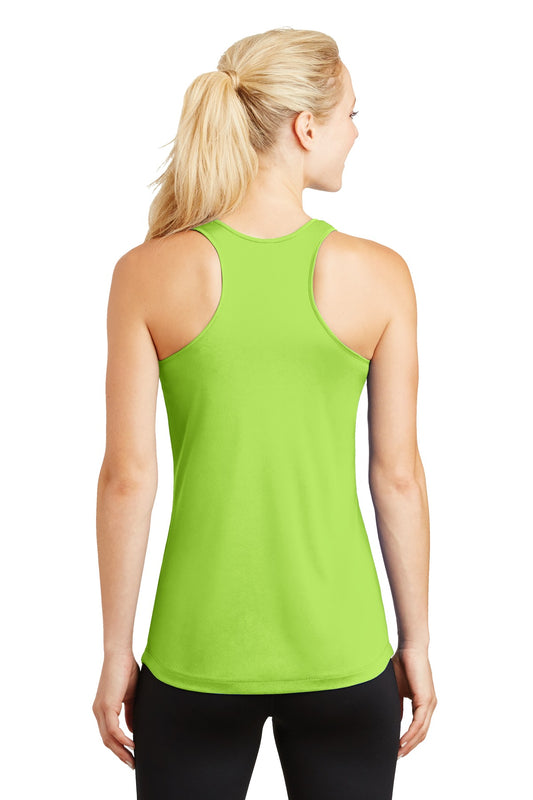 Sport-Tek Women's PosiCharge Competitor Racerback Tank. LST356 Lime Shock