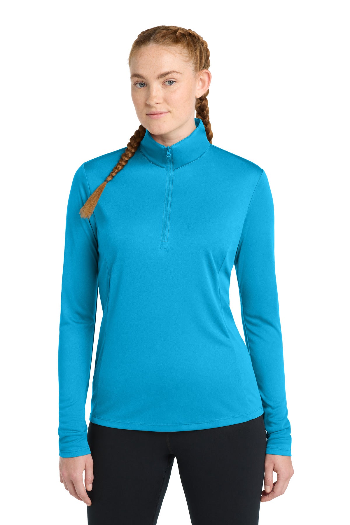 Sport-Tek Women's PosiCharge Competitor 1/4-Zip Pullover LST357 Atomic Blue