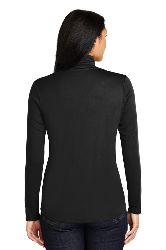 Sport-Tek Women's PosiCharge Competitor 1/4-Zip Pullover. LST357 Black