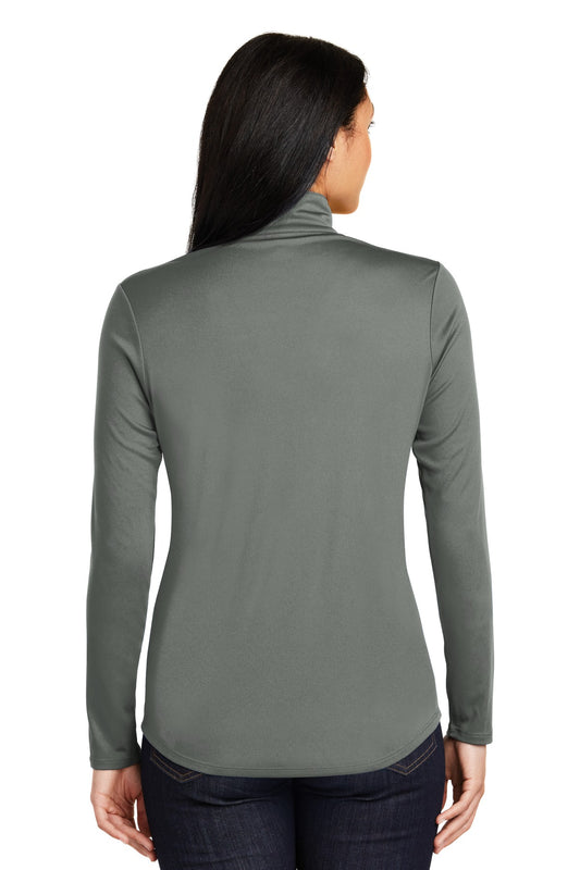 Sport-Tek Women's PosiCharge Competitor 1/4-Zip Pullover. LST357 Grey Concrete