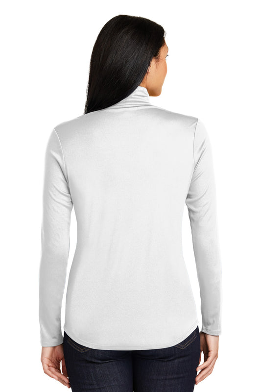 Sport-Tek Women's PosiCharge Competitor 1/4-Zip Pullover. LST357 White