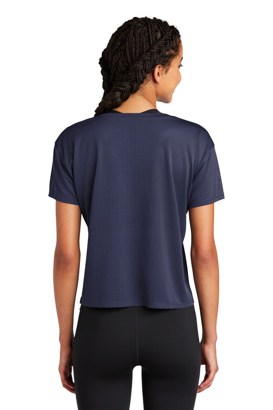 Sport-Tek Women's PosiCharge Draft Crop Tee. LST411 True Navy