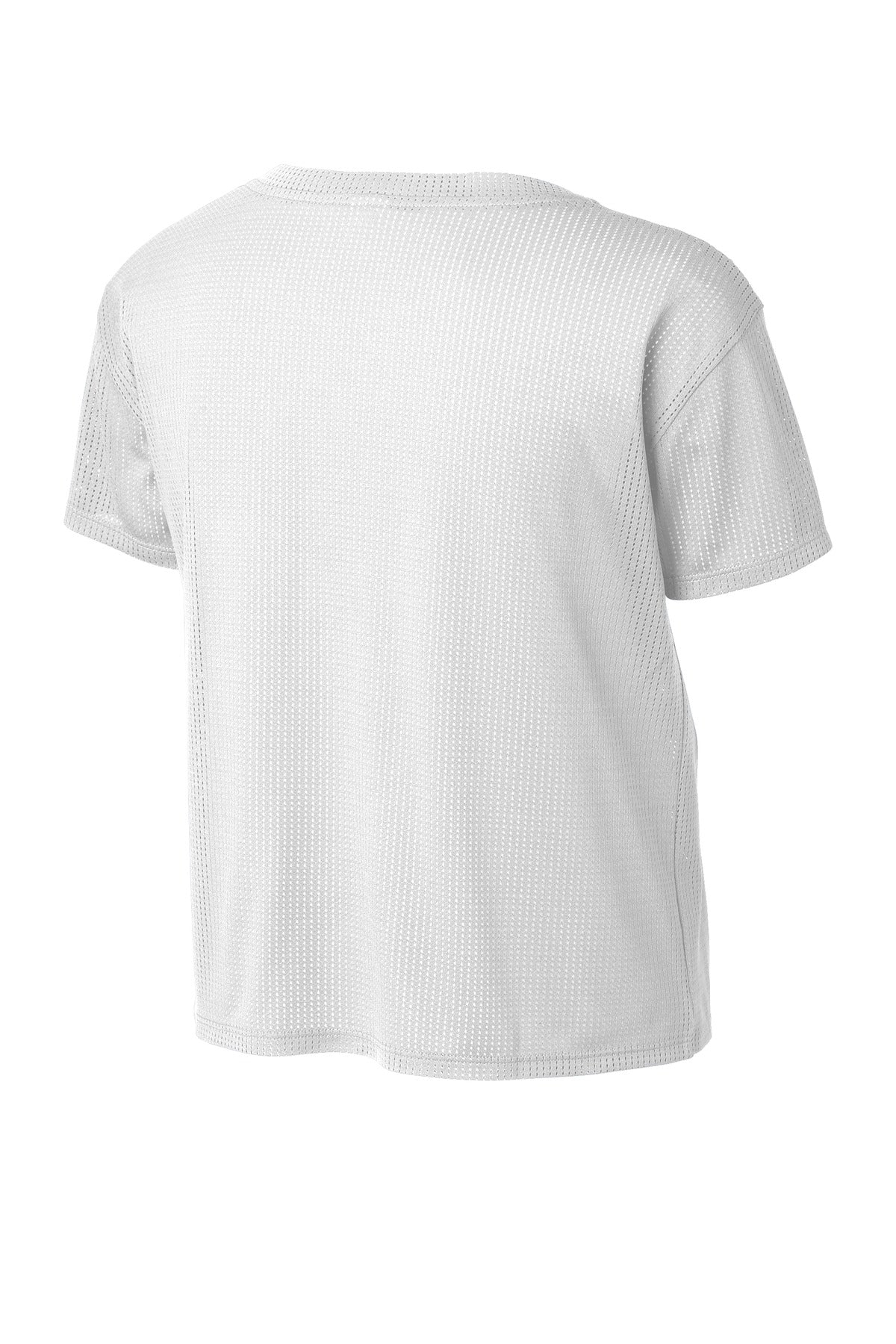 Sport-Tek Women's PosiCharge Draft Crop Tee. LST411 White