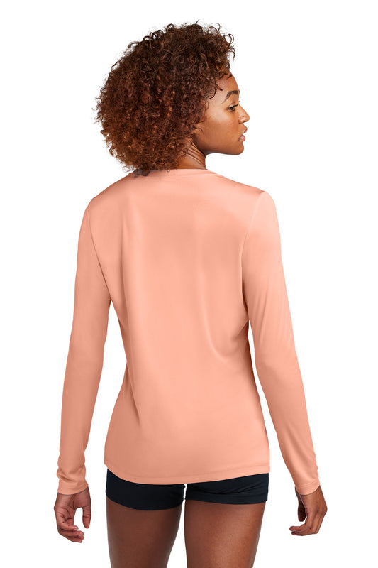 Sport-Tek Women's Posi-UV Pro Long Sleeve LST420LS Soft Coral