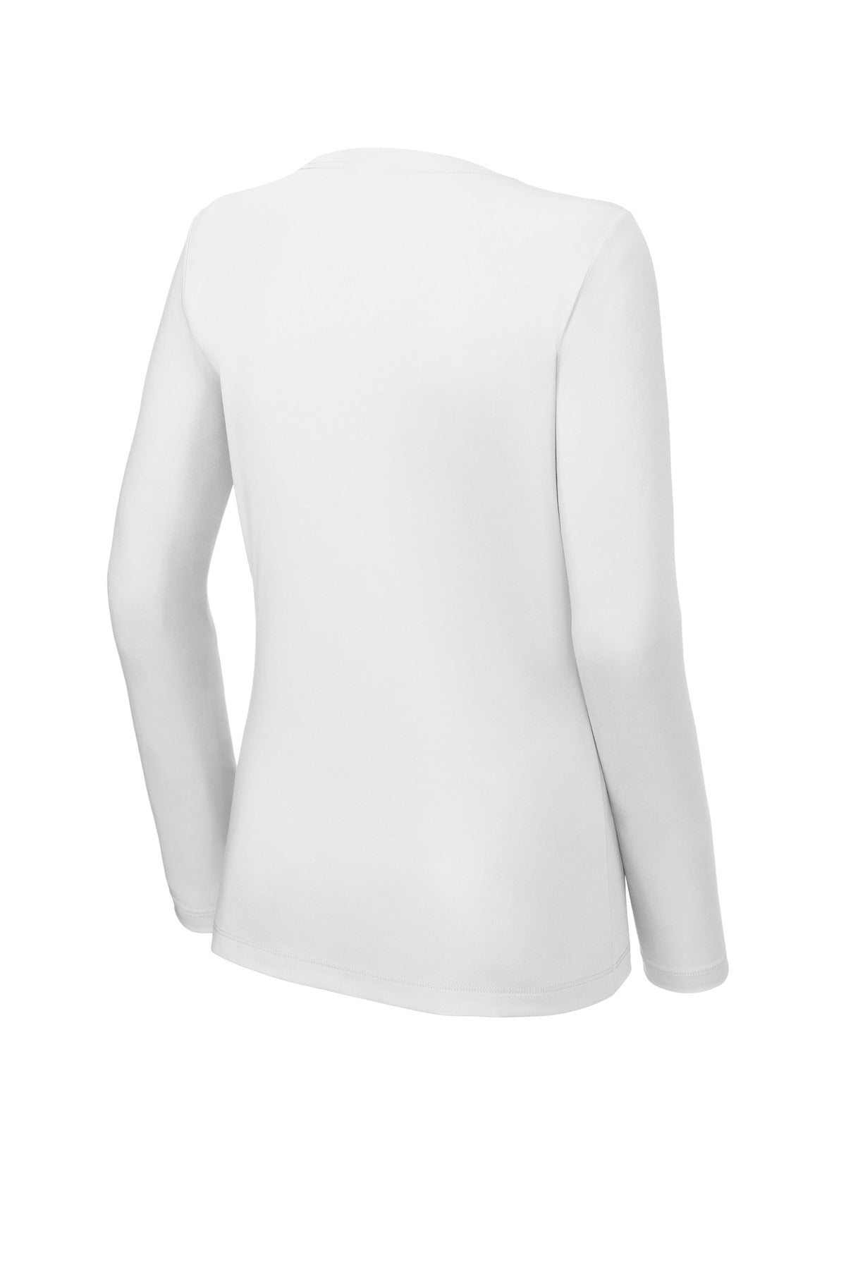 Sport-Tek Women's Posi-UV Pro Long Sleeve LST420LS White