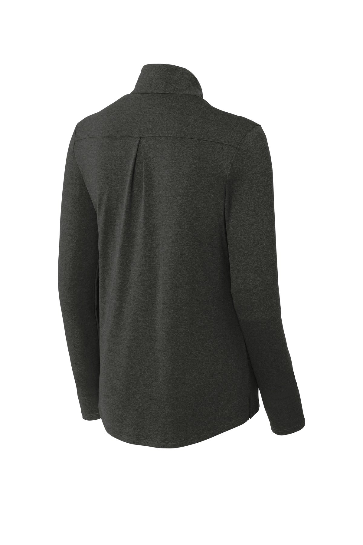 Sport-Tek Women's Endeavor 1/2-Zip Pullover. LST469 Black Heather