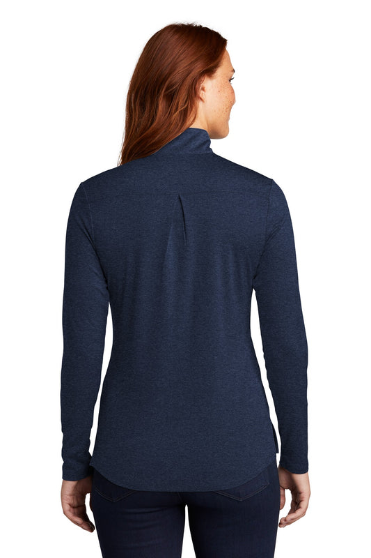 Sport-Tek Women's Endeavor 1/2-Zip Pullover. LST469 Dark Royal Heather