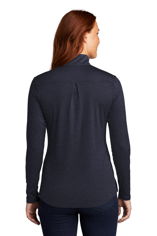 Sport-Tek Women's Endeavor 1/2-Zip Pullover. LST469 Deep Navy Heather