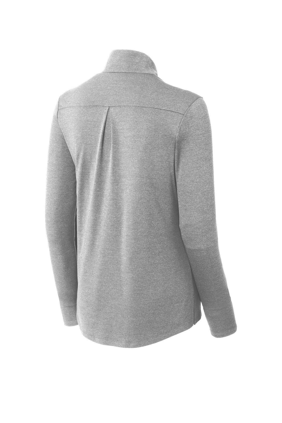 Sport-Tek Women's Endeavor 1/2-Zip Pullover. LST469 Light Grey Heather