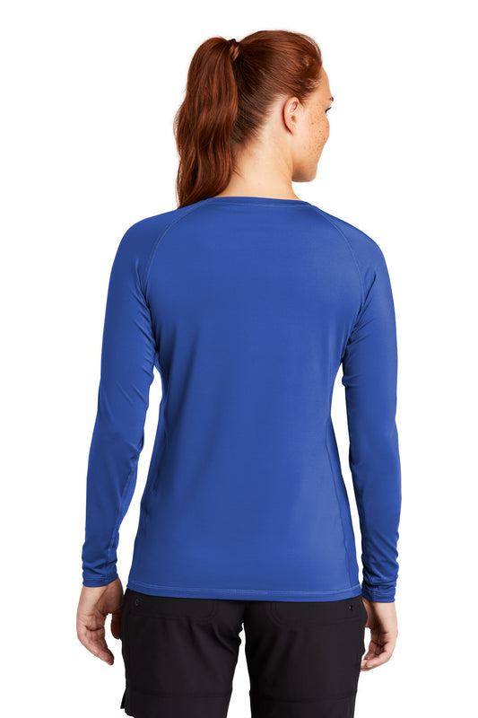 Sport-Tek Women's Long Sleeve Rashguard Tee. LST470LS True Royal