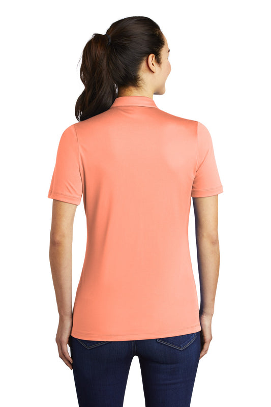Sport-Tek Women's Posi-UV Pro Polo. LST520 Soft Coral