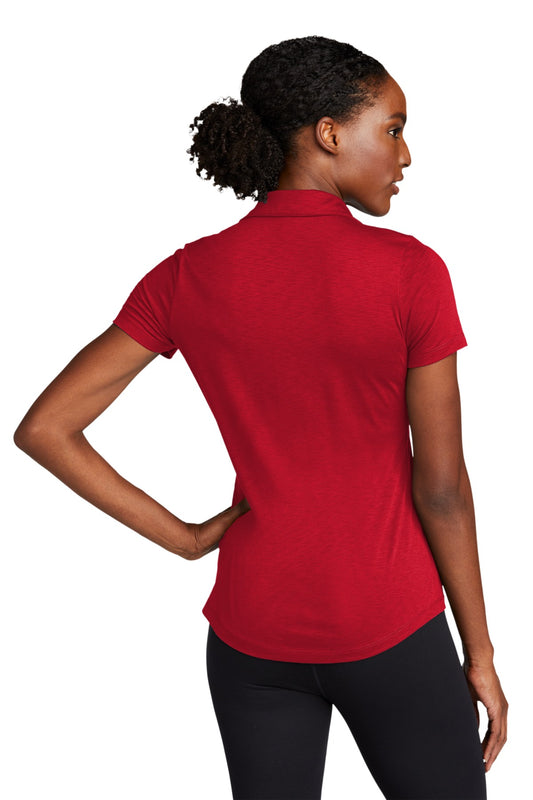 Sport-Tek Women's PosiCharge Strive Polo. LST530 Deep Red
