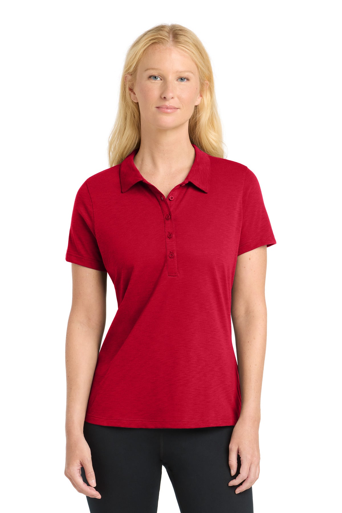 Sport-Tek Women's PosiCharge Strive Polo LST530 Deep Red