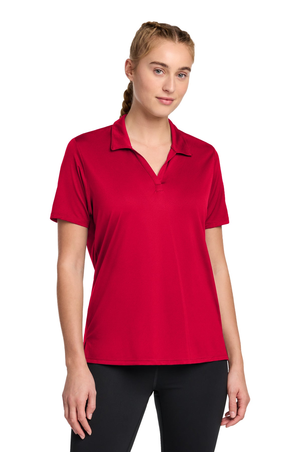 Sport-Tek Women's Sideline Polo LST535 Deep Red
