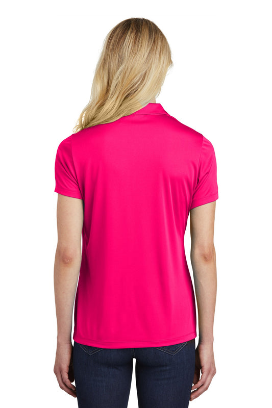 Sport-Tek Women's PosiCharge Competitor Polo. LST550 Pink Raspberry