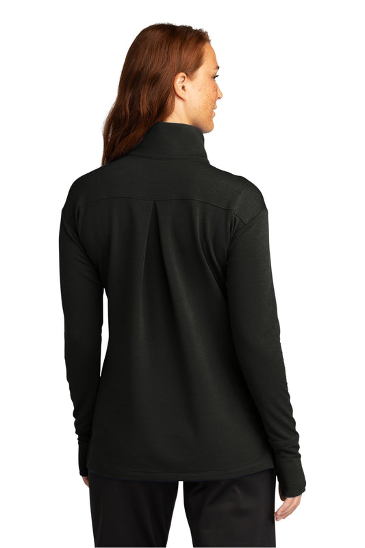 Sport-Tek Women's Sport-Wick Flex Fleece 1/4-Zip. LST561 Black