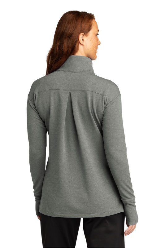 Sport-Tek Women's Sport-Wick Flex Fleece 1/4-Zip. LST561 Light Grey Heather