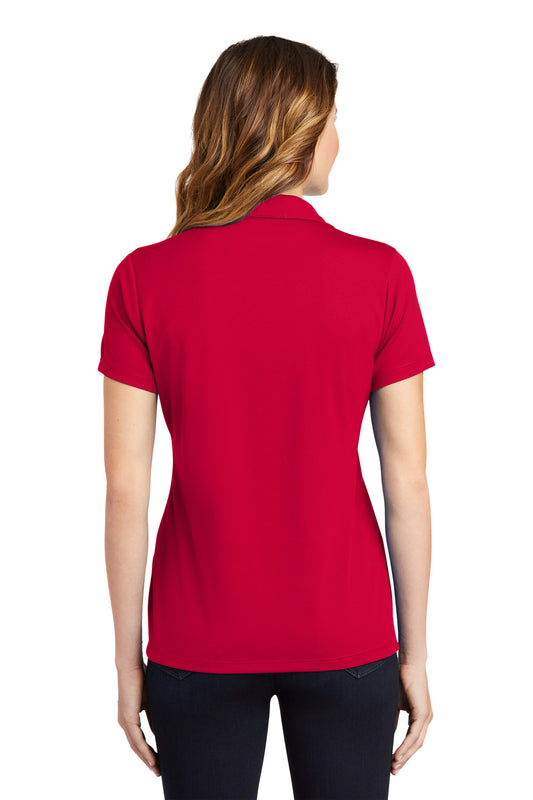 Sport-Tek Women's PosiCharge RacerMesh Polo. LST640 Deep Red