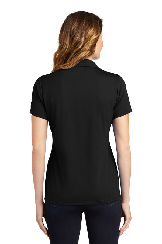 Sport-Tek Women's PosiCharge RacerMesh Polo. LST640 Black