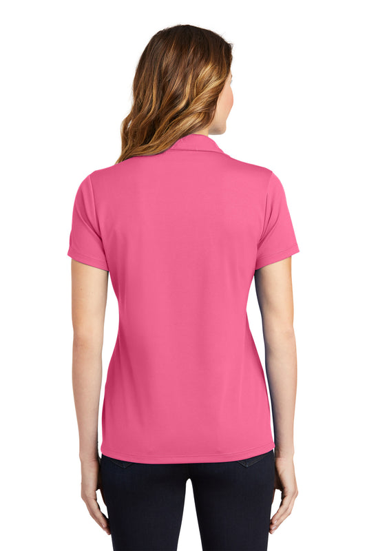 Sport-Tek Women's PosiCharge RacerMesh Polo. LST640 Bright Pink