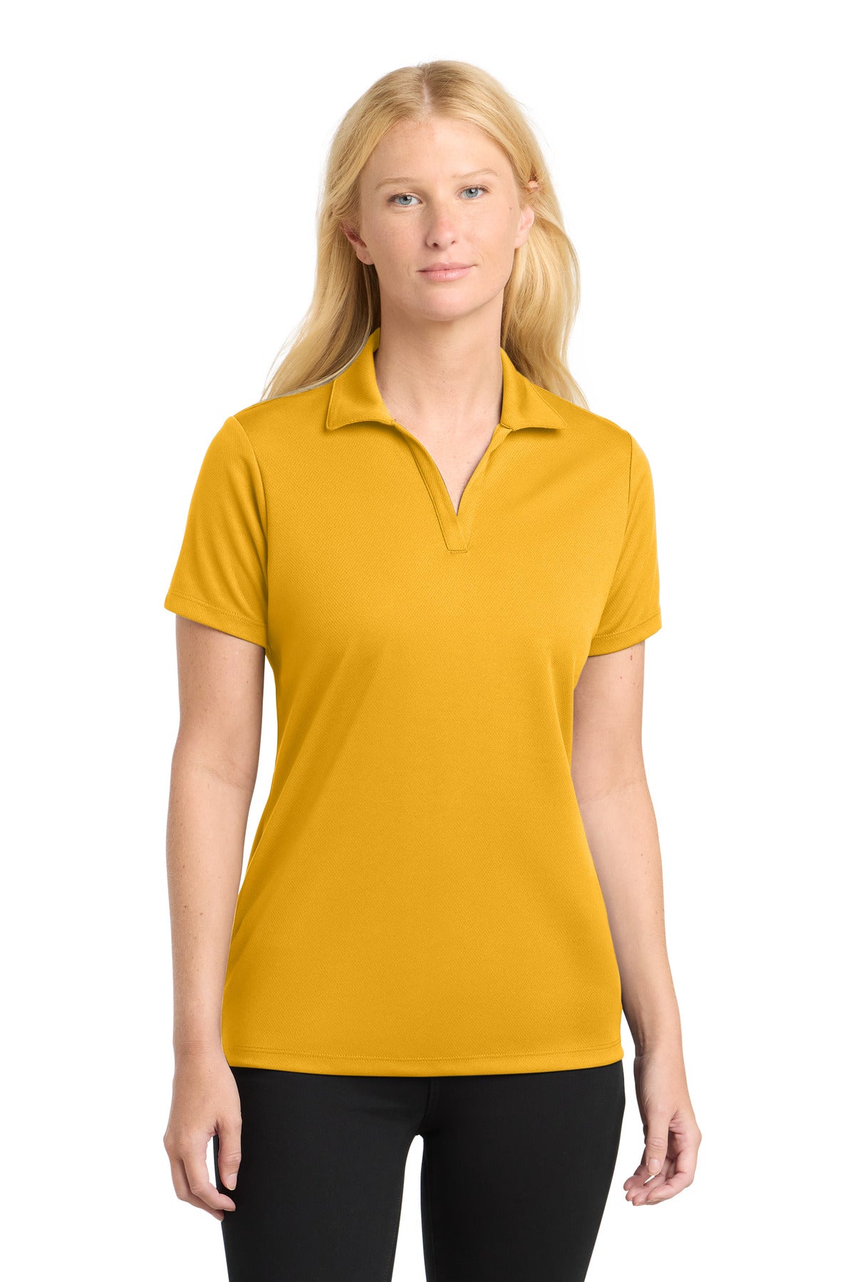 Sport-Tek Women's PosiCharge RacerMesh Polo LST640 Gold
