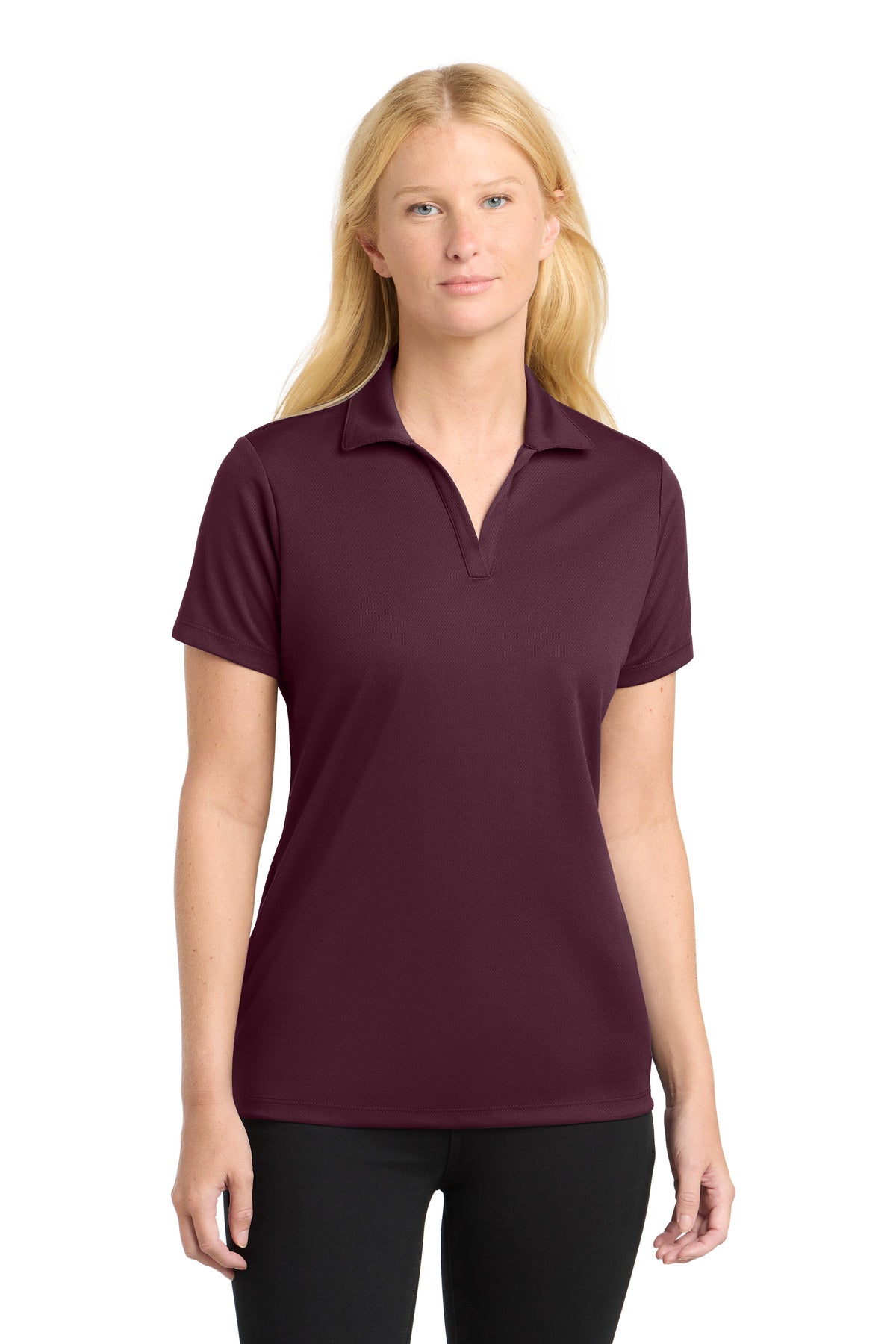 Sport-Tek Women's PosiCharge RacerMesh Polo LST640 Maroon