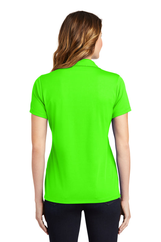 Sport-Tek Women's PosiCharge RacerMesh Polo. LST640 Neon Green