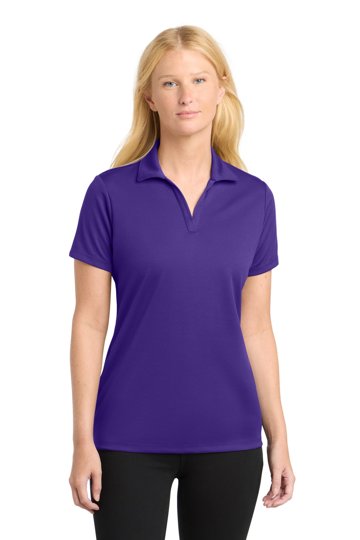 Sport-Tek Women's PosiCharge RacerMesh Polo LST640 Purple