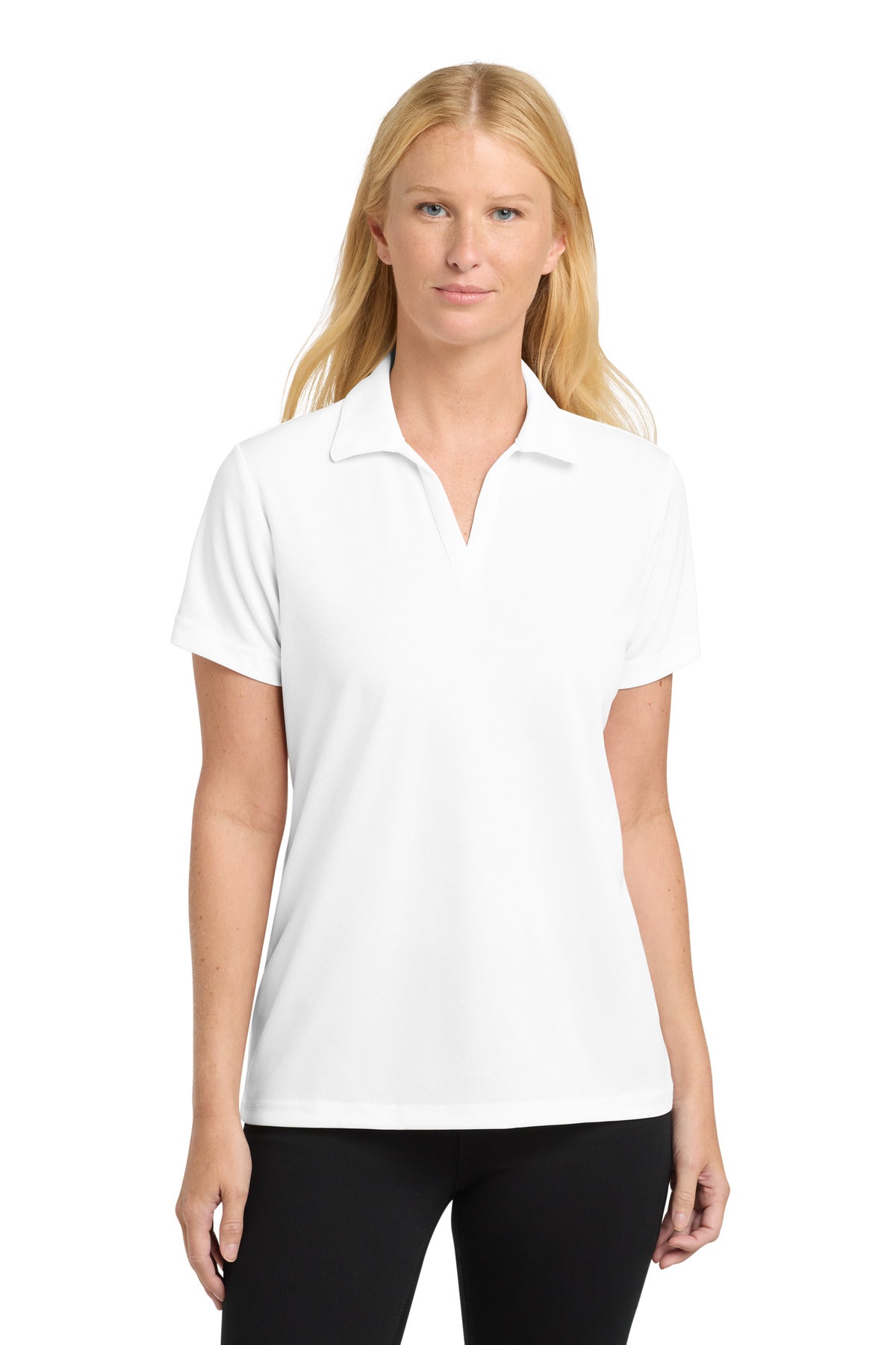 Sport-Tek Women's PosiCharge RacerMesh Polo LST640 White