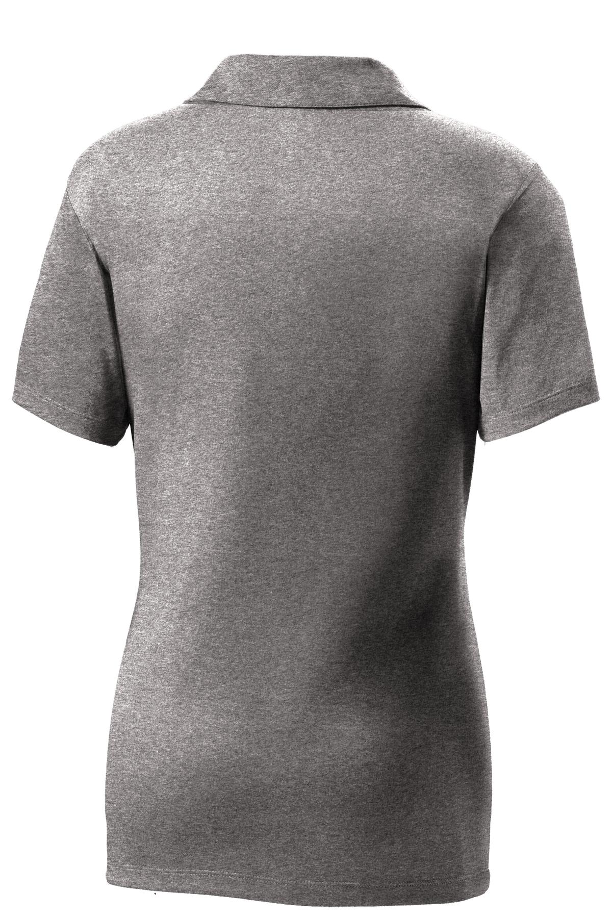 Sport-Tek Women's Heather Contender Polo. LST660 Vintage Heather